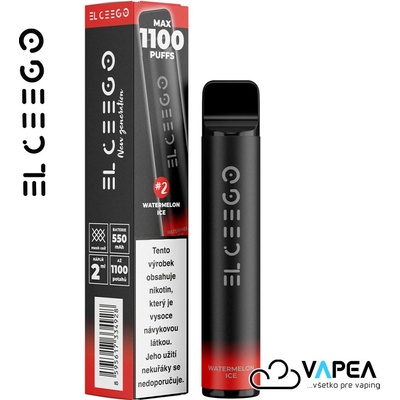 EL Ceego Watermelon Ice 16,5 mg 1100 poťahov