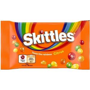 Skittles Дъвчащи бонбони Skittles Citrus 38 г