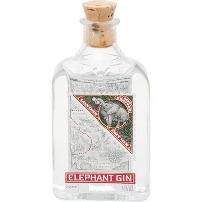 Elephant Gin dry 45 % 0,05 l (holá láhev)