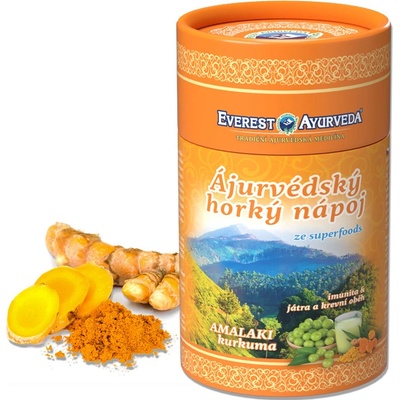 Everest Ayurveda AMALAKI nápoj KURKUMA Imunita & játra a krevní oběh 100 g