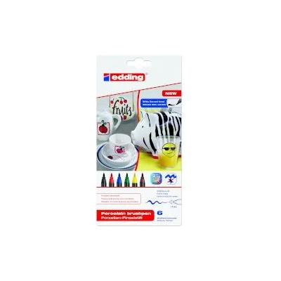 edding Маркери за порцелан 6 бр