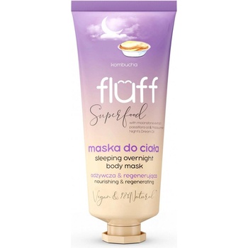 Fluff Нощна маска за тяло, комбуча, 150 ml