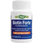 Nature's Way Biotin Forte® | With Zinc [60 Таблетки]