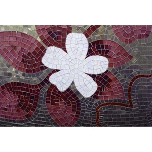 DIMEX ART Флизелинов фототапет червена мозайка 375 x 250 см