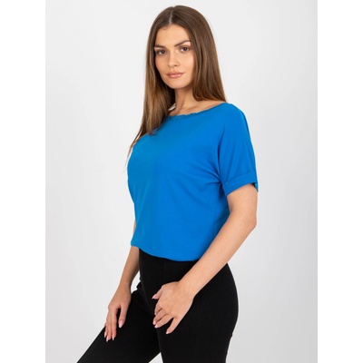 Blouse RV-BZ-7544.00 dark blue svetlomodrá