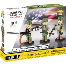 COBI 2054 Figurky vojáků Americká armáda Den D 1944 80. výročí