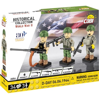 COBI 2054 Figurky vojáků Americká armáda Den D 1944 80. výročí – Zboží Dáma