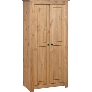 vidaXL Гардероб, 80x50x171, 5 см, бор масив, стил Панама (282664)