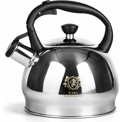 Karl Hausmann Nerezová kanvica s píšťalkou 1,8 l strieborný