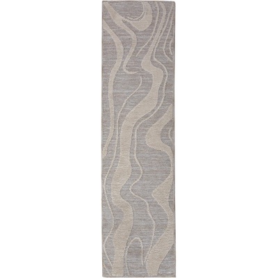 Flair Rugs Сива пътека подходяща за пране 78x230 cm Calder - Flair Rugs (503119380283)
