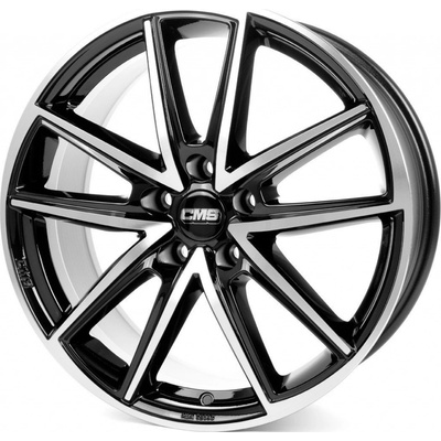Cms C30 7,5x19 5x114,3 ET49 polished black gloss