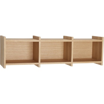 Hübsch На няколко нива стенен рафт от декор от дъб в естествен цвят 80 cm Focal - Hübsch (881510)