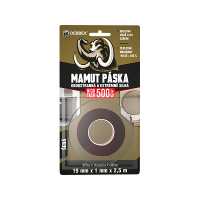 Den Braven Debbex MAMUT páska oboch.19mmx1mmx2,5m