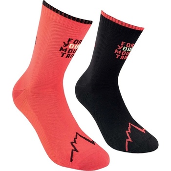 La Sportiva For Your Mountain Socks Black/Sangria