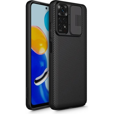 Nillkin Калъф с Плъзгач за Камера за Xiaomi Redmi Note 11, Nillkin CamShield Case, Черен (6902048243095)