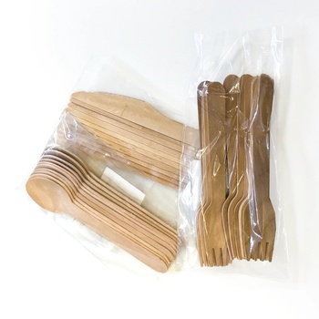 Image 1 of ЛАЙТС ДЪРВЕН НОЖ 160ММ 100 бр