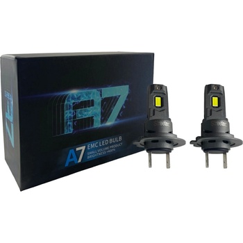 Лед крушки - Led система Н7 за фарове Plug-N-Play за директен монтаж - 90 000 Лукса, 22W 6000K - 900% повече светлина (H7MT25)