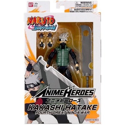 Bandai Naruto Shippuden Anime Heroes Hatake Kakashi Fourth Great Ninja War