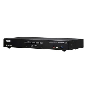 ATEN Kvm превключвател aten cs1844-at-g, 4 порта usb 3.0, За 2 hdmi монитора (cs1844-at-g)