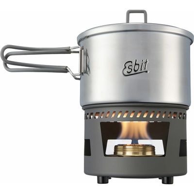 Sada na vaření Esbit Cookset with Alcohol Burner 1500 ml - steel