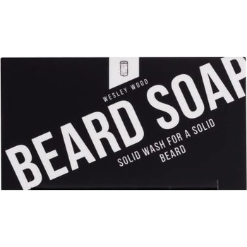 Angry Beards Beard Soap Wesley Wood твърд сапун за почистване на брада 50 g за мъже