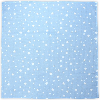 Lorelli Памучна пелена Lorelli - 80 х 80 cm, сини звезди (10340092305)