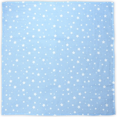 Lorelli Памучна пелена Lorelli - 80 х 80 cm, сини звезди (10340092305)