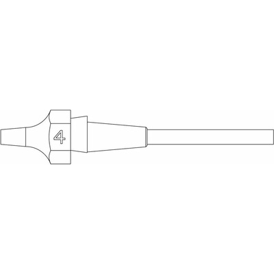 Weller XDSL 4 SAUGDÜSE Ø1,2XØ2,5 L=10,5MM VERP. sací tryska 1 ks