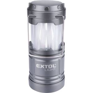 Extol Led телескопична лампа, 75 лумена, светлина с ефект на пламък, без батерии