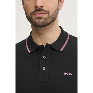 BOSS тениска с яка мъжка от памук Parlay 190 (50494697) - answear - 121,24 лв