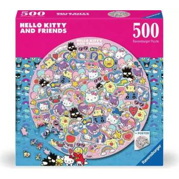 Ravensburger - Puzzle Hello Kitty Circular - 500 piese