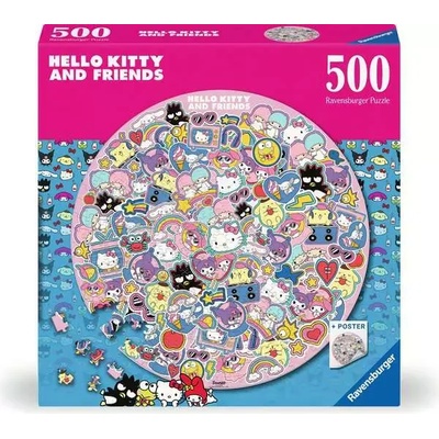 Ravensburger - Puzzle Hello Kitty Circular - 500 piese