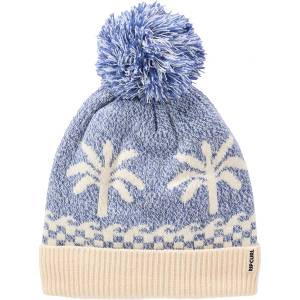 Rip Curl Дамска зимна шапка (beanie) Rip curl Women's Jacquard Pom Pom Beanie - Mid Blue - размер One Size (904-7015-0111)
