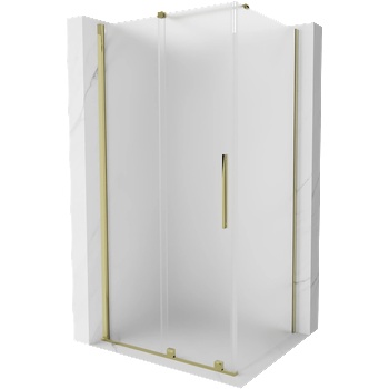 Mexen Velar плъзгаща се душ кабина 140 x 100 см, матирана, златна - 871-140-100-31-50 (871-140-100-31-50)