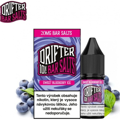 Drifter Bar Salts Sweet Blueberry Ice 10 ml 20 mg