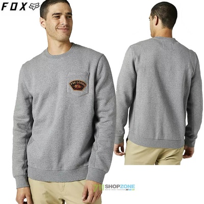 Fox mikina At Bay Crew fleece