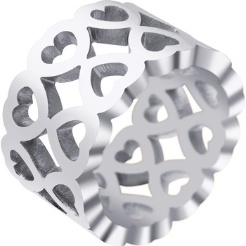 Bruno Dvojitý srdíčkový prsten S3704