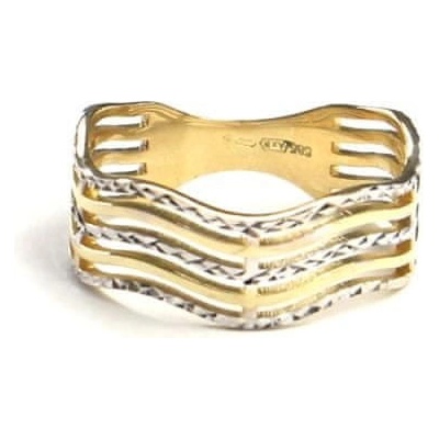 Pattic prsten z dvoubarevného zlata ARP666601