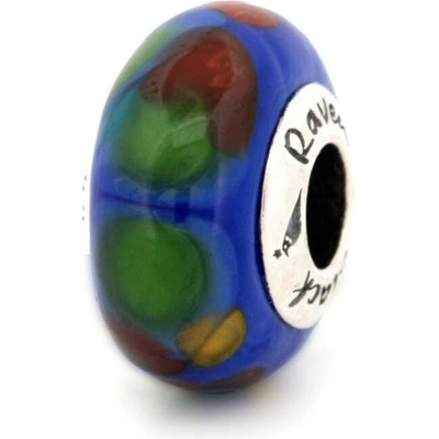 Korálek Casa Azul - Black Raven Beads