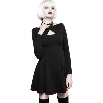 PUNK RAVE Дамска рокля punk rave - Мистика малко - opq-281 bk