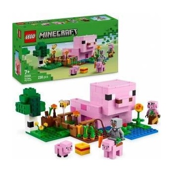 LEGO® LEGO® Minecraft The Baby Pig House 21268, 238 pcs