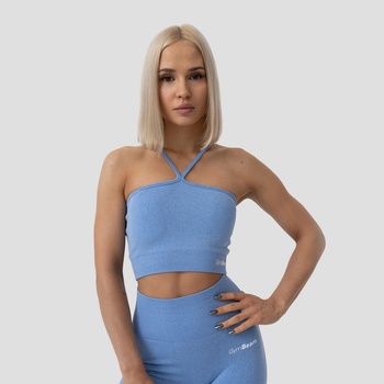 GymBeam Спортен сутиен FLO Halter Bra Blue M
