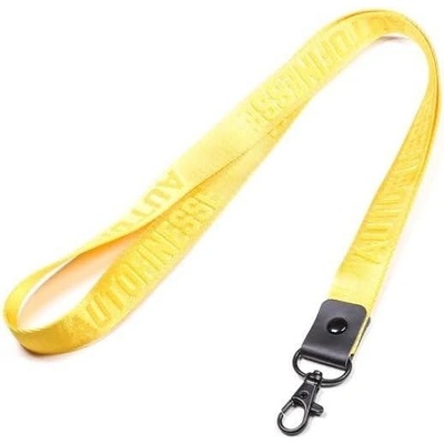 Šňůrka na krk Dlouhá Auto Finesse Luxury Embossed Lanyard Long Yellow