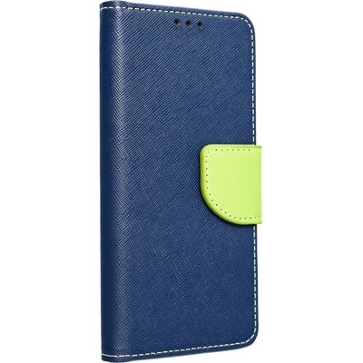Pouzdro Mercury Fancy Book XIAOMI Redmi 10 navy modré / limonka