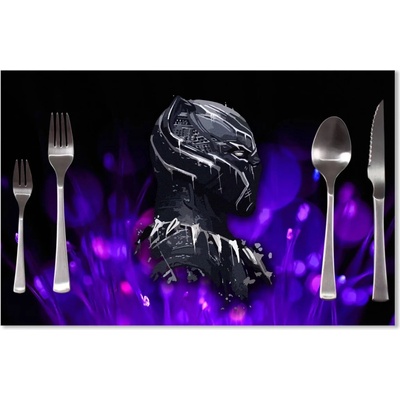 Sablio Prestieranie BLACK PANTHER Fialová luminiscencia 40x30cm