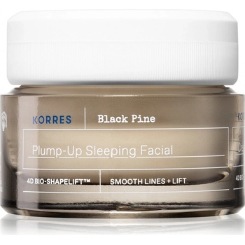 Image 1 of KORRES Black Pine Plump-Up Sleeping Facial Кремове за лице 40ml