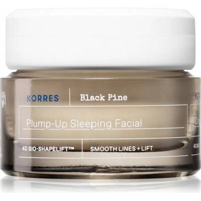 KORRES Black Pine Plump-Up Sleeping Facial Кремове за лице 40ml