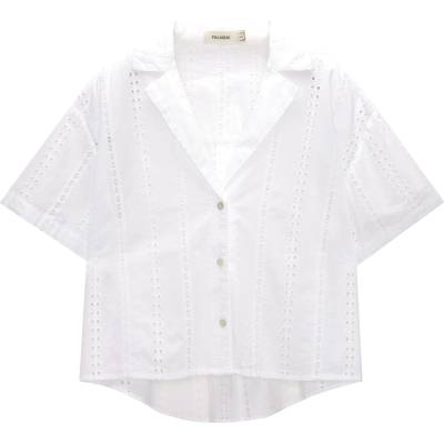 Pull&Bear Блуза бяло, размер M