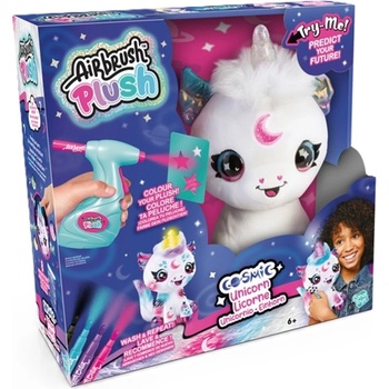 Canal Toys Творчески комплект Canal Toys Airbrush plush - Плюшена играчка за оцветяване, Еднорог (CTAIR028)
