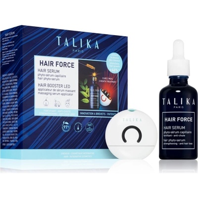 Talika Hair Force intenzivní sérum pro růst vlasů a posílení od kořínků 50 ml + masážní přístroj